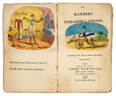 Lot 455 - Marshall (John, publisher). The Dandies' Perambulations