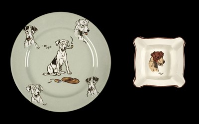 Lot 640 - Aldin (Cecil). A Royal Doulton ashtray, from the series 'Aldin's Dogs', c.1920s-1930s
