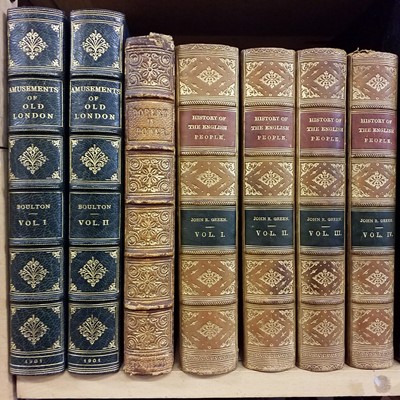 Lot 406 - Bindings. 78 volumes of 19th & early 20th century literature