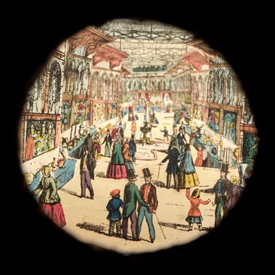 Lot 216 - Peepshow. Interior Crystal Palace at Sydenham, circa 1854