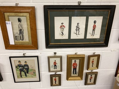 Lot 319 - Military Watercolours. 1st City of Edinburgh Rifle Volu[n]teer Corps, 1859, circa 1939