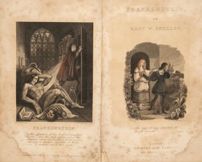 Lot 546 - Shelley (Mary Wollstonecraft). Frankenstein, London: Colburn and Bentley, 1831