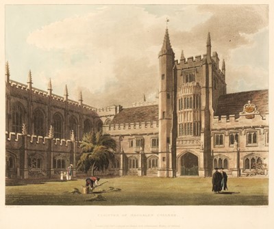 Lot 130 - Ackermann (Rudolph, publisher). A History of the University of Oxford, 1st edition, 1814
