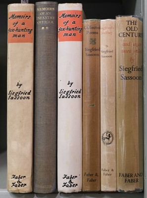Lot 883 - Sassoon (Siegfried). Memoirs of a Fox-Hunting Man, 1929