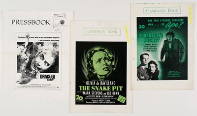 Lot 384 - Film Memorabilia. A very large private collection of mostly British film promotional materials