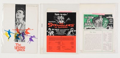 Lot 384 - Film Memorabilia. A very large private collection of mostly British film promotional materials