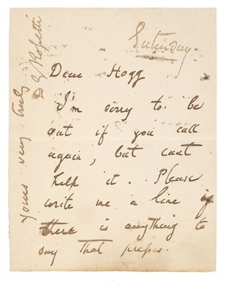 Lot 595 - Rossetti (Dante Gabriel, 1828-1882).