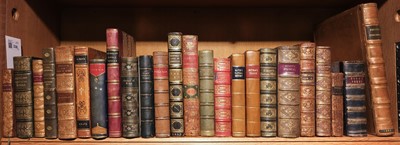 Lot 338 - Bindings. A collection of 24 decorative bindings, 18th & 19th century