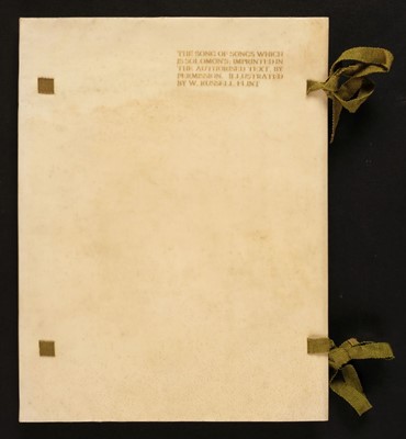 Lot 755 - Flint (Sir William Russell, illust.). The Song of Songs Which is Solomon's, 1909