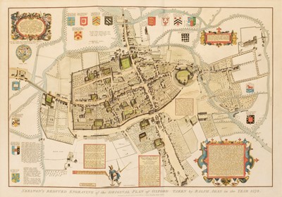 Lot 83 - Oxford. Skelton (J.), Skelton's Reduced Engraving of the Original Plan of Oxford, 1823