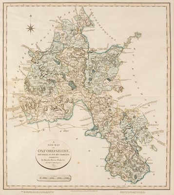 Lot 84 - Oxfordshire. Cary (John), A New Map of Oxfordshire Divided into Hundreds..., 1821