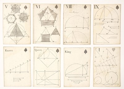 Lot 465 - Moxon (J., publisher). Geometrical Playing Cards, London, 1697