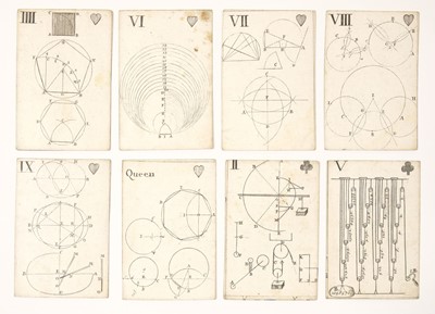 Lot 465 - Moxon (J., publisher). Geometrical Playing Cards, London, 1697