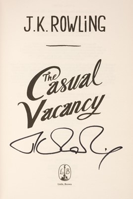Lot 882 - Rowling (J.K.) The Casual Vacancy, 1st edition, 2012