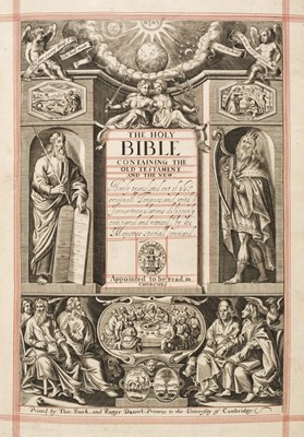 Lot 92 - Bible [English]. The Holy Bible containing the Old Testament and the New, Cambridge, 1638