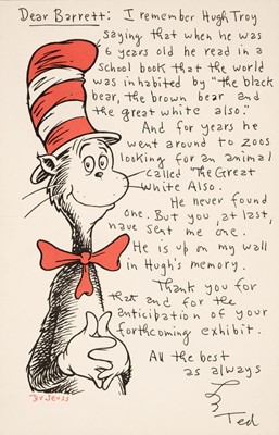 Lot 571 - Geisel (Theodor Seuss 'Ted', 1904-1991).
