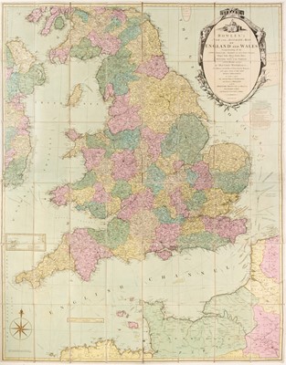 Lot 64 - England & Wales. Carington Bowles (publisher), Bowles's..., map of England and Wales, 1782