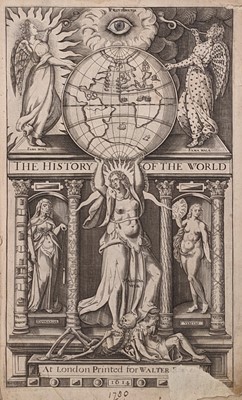 Lot 89 - Raleigh (Walter). The History of the World. London: Walter Burre, 1621