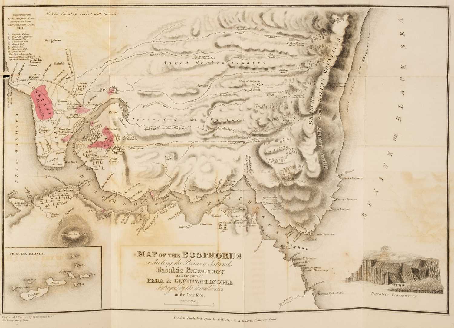 Lot 23 - Walsh (Robert). A Residence at Constantinople, 1st edition, 1836