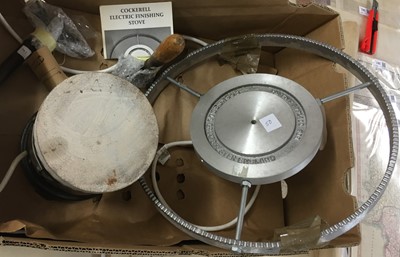 Lot 498 - Finishing stove. A Cockerell finishing stove