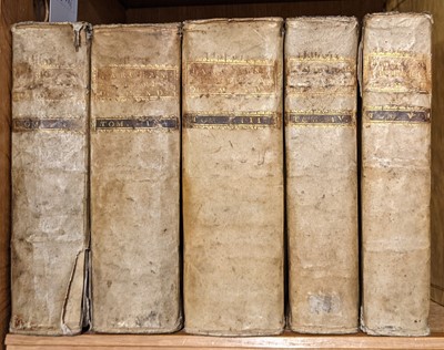 Lot 77 - Tarcagnota (Giovanni). Delle Historie del Mondo, 3 parts & supplement in five, Venice, 1562