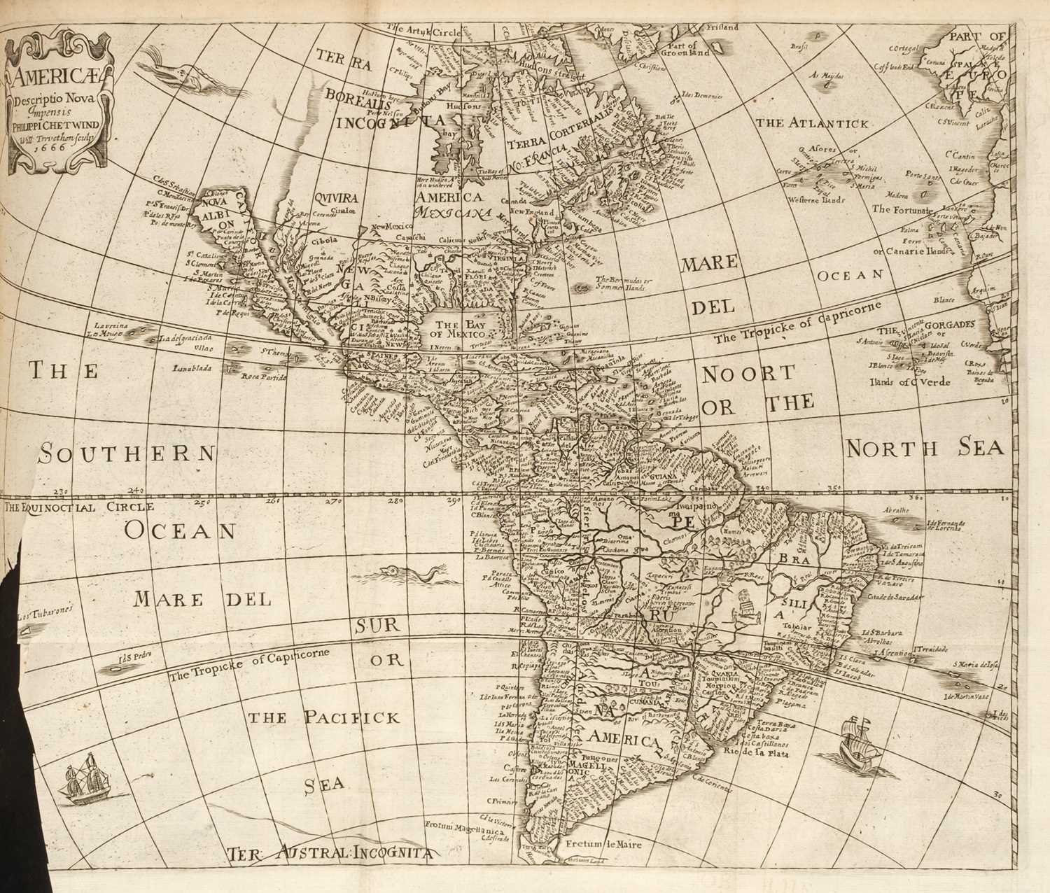 Lot 11 - Heylyn (Peter). Cosmographie ... Containing the Chorographie and Historie of the Whole World, 1674