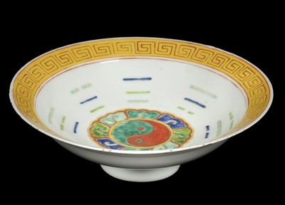 Lot 145 - Chinese Bowl. A polychrome porcelain bowl, Republic period