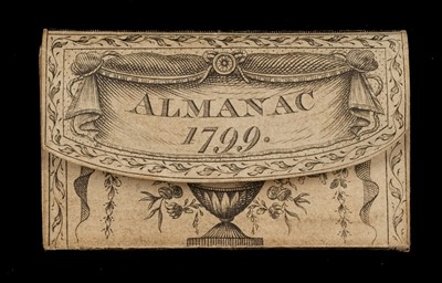 Lot 435 - Miniature. London Almanack for the Year of Christ 1799