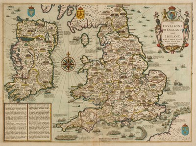 Lot 139 - England & Wales. Speed (John), The Invasions of England and Ireland, 1676