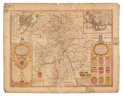 Lot 90 - Warwickshire. Speed (John), The Counti of Warwick..., 1676