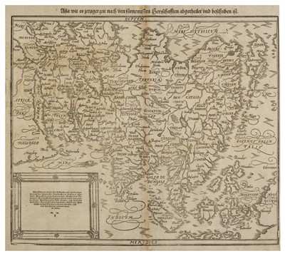 Lot 118 - Asia. Munster (Sebastian), Asia wie es Jetziger Zeit nach den Furnemesten..., circa 1588