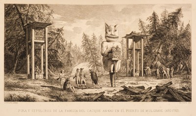 Lot 17 - Malaspina (Alessandro). Viaje politico-cientifico alrededor del mundo, 1st edition, Madrid, 1885