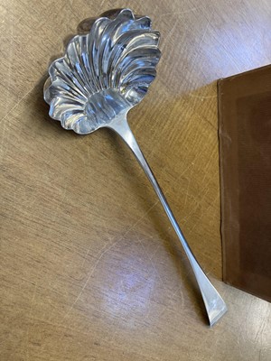 Lot 48 - Scottish Silver. Silver ladle by James Wildgoose, Aberdeen circa 1763-70