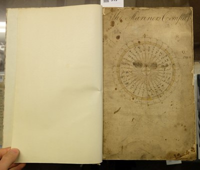 Lot 319 - Manuscript maritime exercise book. 'The Mariner's Compass', circa 1805