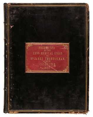 Lot 210 - Mendelssohn Bartholdy (Felix, 1809-1847). Elias, [1847]
