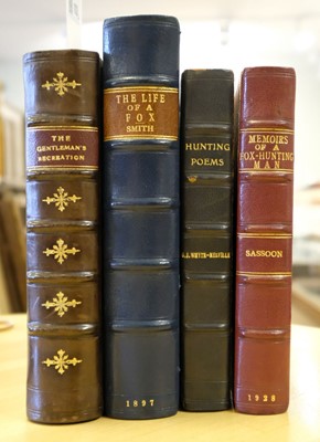 Lot 102 - Cox (Nicholas). The Gentleman's Recreation, in Four Parts, 6th ed., 1721