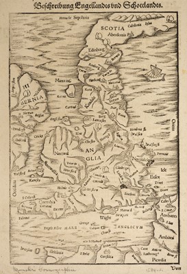 Lot 128 - British Isles. Munster (Sebastian), Beschreibung Engellandts und Schottlandts, 1578