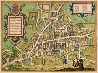 Lot 129 - Cambridge. Braun (Georg & Hogenberg Franz), Cantebrigia opulentissimi..., circa 1575
