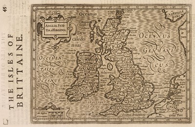 Lot 127 - British Isles. Mercator (Gerard), Anglia Scotia et Hibernia, Thomas Cotes, 1637