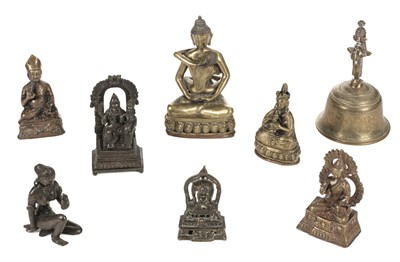 Lot 142 - Buddha's. A collection of Indian Buddha's