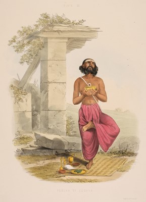 Lot 3 - Belnos (Mrs S. C.). The Sundhya or the Daily Prayers of the Brahmins, 1st edition, 1851