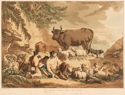 Lot 397 - Le Prince (Jean Baptiste, 1734-1781). ‘O fortunatos nimium, sua si bona norint Agricolas’