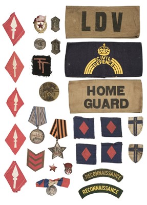 Lot 393 - Soviet Union. Russian Medal for Courage and other items