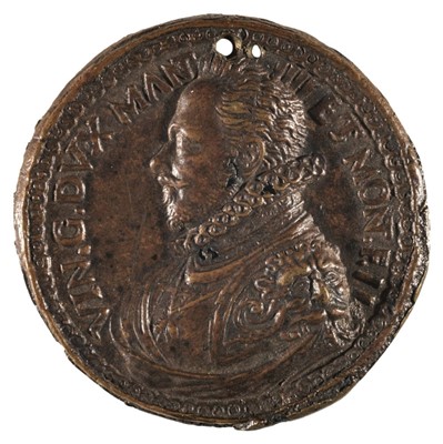 Lot 88 - Medal. Vincenzo I Gonzaga (1562-1612). Cast bronze medal, fine old casting