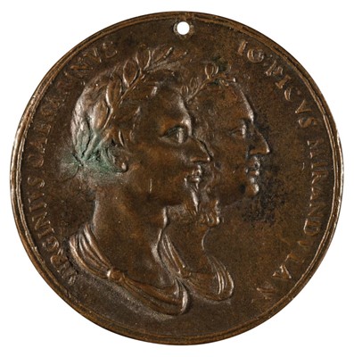 Lot 109 - Medal. Virginio Cesarini (1595-1624) and Giovanni Pico Della Mirandola (1463-94), circa 17th century