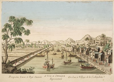 Lot 9 - Daumont (Jean Francois, 1740-1775). Prospectus Lacus et Pagi Sinensis, Paris circa 1760