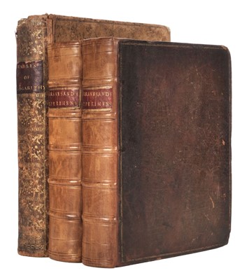 Lot 175 - Gravesande (W. Jacob 's). Mathematical Elements of Natural Philosophy, 6th edition, 1747, & 1 other