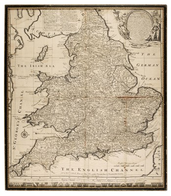 Lot 469 - England & Wales. Bowen (E.), A New and Accurate map of England & Wales, 1734