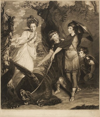 Lot 438 - Reynolds (Sir Joshua). His Grace the Duke of Bedford with his Brothers, 1778