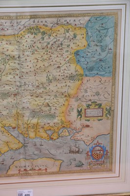 Lot 486 - Hampshire. Saxton (Christopher), Southhamtoniae comitatus..., circa 1579
